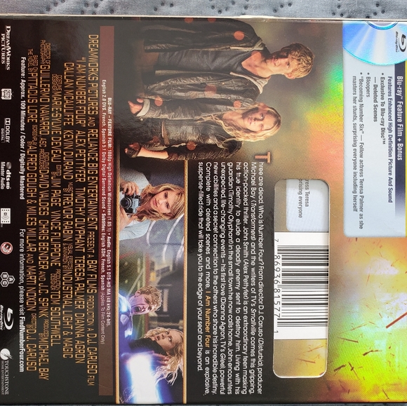 2 Blu-Ray Movies I am Four/Tron - Picture 4 of 6